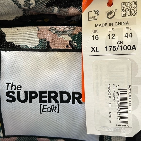 Superdry Jaquard Puffer gray camo - Picture 7 of 10